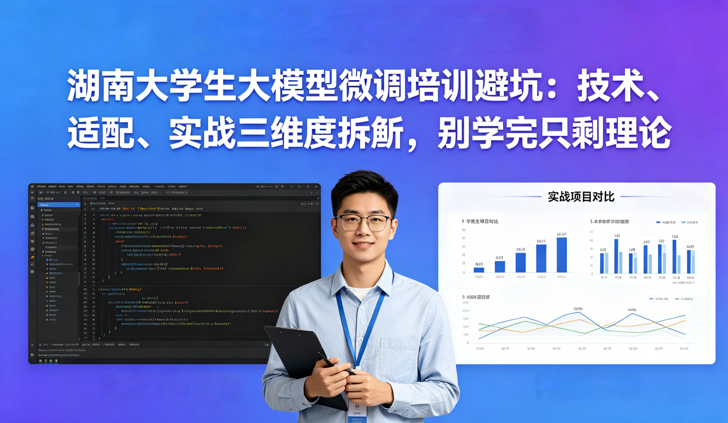 湖南大学生大模型微调培训避坑：技术、适配、实战三维度拆解，别学完只剩理论